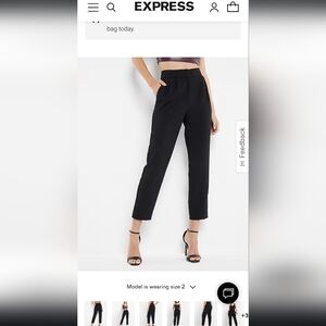 Express High Rise Ankle Pant